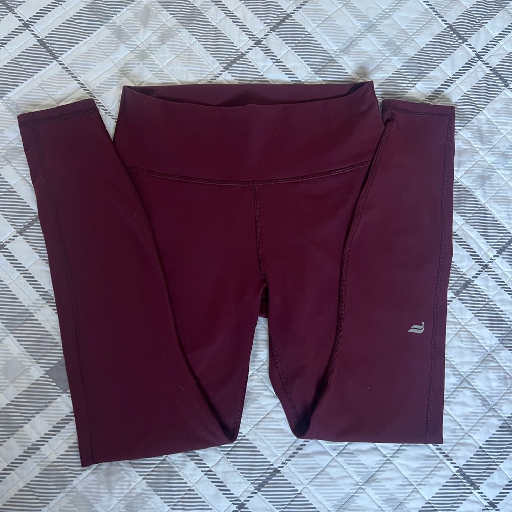 Fabletics Kids Burgundy Leggings
